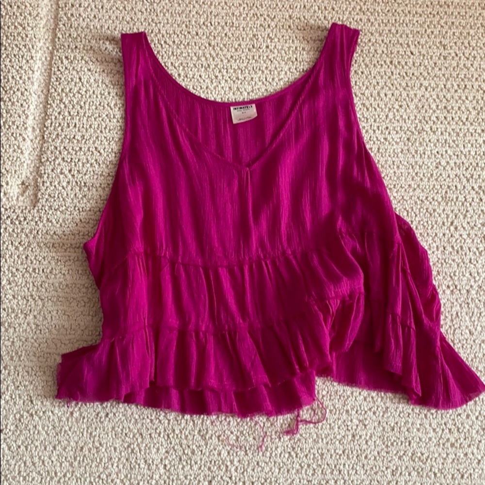 Pink tank top